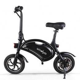 Windgoo Bike Windgoo Electric Scooter 12 inch 36V Folding E-bike with 6.0Ah Lithium Battery, City Bicycle Max Speed 25 km / h, Disc Brakes (B3-Black)