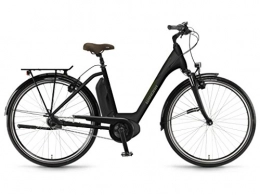 Winora Electric Bike Winora Bike Sima N7f Women's Active 300Wh 28'' 7v Matt Black Size 46 2018 (City Bike Electricity) / E-Bike Sima N7f woman ACTIVE 300Wh 28'' 7s black matt size 46 2018 (Electric City Bike)