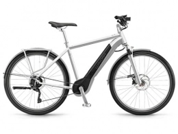 Unknown Electric Bike Winora Sinus iX11Urban 500WH Bosch Intube Electric Bicycle 2018, Silver Herren, 28" Herren Diamant 52cm