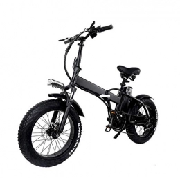 WXJWPZ Electric Bike WXJWPZ Folding Electric Bike 500w Folding Fat Tire 2 Wheel Electric Bike