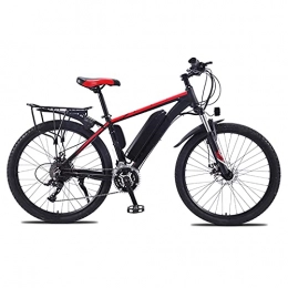 YIZHIYA Bike YIZHIYA Electric Bike, 26" All Terrain Electric Mountain Bicycle for Adults, Three Working Modes, Removable Lithium Battery, Professional 27 Speed Spoke wheel E-bike, Black red, 36V 10AH