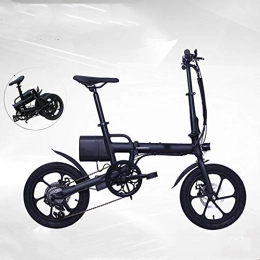 ZHaoZC Bike ZHaoZC Electric bike 16inch, lithium battery e-bike, aluminum alloy Ultralight folding electric bike, electric bicycle with 6-speed hub gear can be 40-60 km