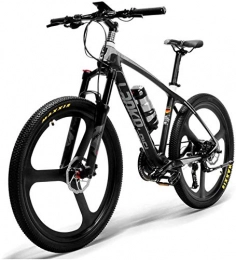 ZJZ Bike ZJZ 26'' Electric Bike Carbon Fiber Frame 240W Mountain Bike Torque Sensor System Oil and Gas Lockable Suspension Fork