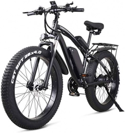 ZJZ Bike ZJZ 26 Inch Electric Bike Mountain E-bike 21 Speed 48v Lithium Battery 4.0 Off-road 1000w Back Seat Electric Mountain Bike Bicycle for Adult, Blue