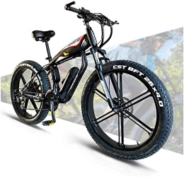 ZJZ Bike ZJZ 48V 14AH 400W Electric Bike 26 '' 4.0 Fat Tire bike 30 Speed Snow MTB Electric Adult City Bicycle for Female / Male with Large Capacity Lithium Battery (Color : 48v, Size : 18Ah)