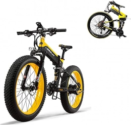 ZJZ Bike ZJZ 500w 48V Electric Mountain Bicycle- 26inch Fat Tire E-Bike Beach Cruiser Men Sports Electric Bicycle