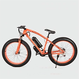 ZJZ Bike ZJZ Adults Mountain Electric Bike, Dual Disc Brakes 26 Inch 4.0 Fat Tire Off-Road E-Bike 7 Speed Front Fork Shock Absorption 36V Removable Battery