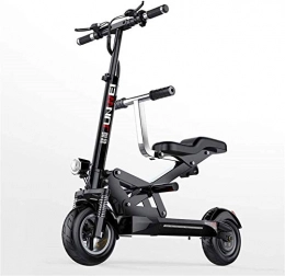 ZJZ Bike ZJZ Bikes, Electric Bike for Adults Folding E-bike 48v 10ah 350w Lithium-ion Batter Max Speed 45km / h Front and Rear Disc Brakes with Remote Control Commuter Bike with Removable, Black