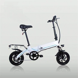 ZJZ Electric Bike ZJZ Fast Electric Bikes for Adults 12" Folding Electric Bike Bicycle City E-Bike Max Speed 25km / h, 40KM Long-Range, Electric Assist Bike for Travel Commuting