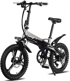ZJZ Bike ZJZ Fast Electric Bikes for Adults Folding Mountain Bikes 48V 250W Adults Aluminum Alloy 7 Speeds Electric Bicycles Double Shock Bikes with 20 inch Tire