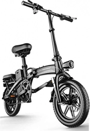 ZJZ Bike ZJZ Fast Electric Bikes for Adults Portable Easy to Store in Caravan, Motor Home, 14" Electric Bicycle / Commute bike, 48V Lithium-Ion Battery and Silent Motor E-Bike