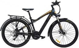 ZJZ Bike ZJZ Mountain Electric Bike, 27.5 Inch Travel Electric Bicycle Dual Disc Brakes with Mobile Phone Size LCD Display 27 Speed Removable Battery City Electric Bike for Adults