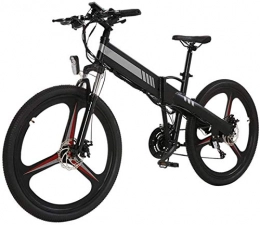 ZJZ Bike ZJZ Mountain Off-Road Electric Bike, 27 Speed 400W Motor Aluminum Alloy Frame 26 Inch Adults Folding Travel E-Bike Hydraulic Disc Brake 48V Lithium Battery