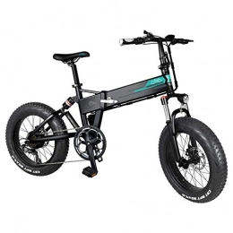 ZS ZHISHANG Electric Bike ZS ZHISHANG Folding Mountain Bike Electric Bikes 20 Inch Wheels 4 Inch Fat Wide Tires 500W Motor 7 Speed Derailleur 12.8Ah Battery E-bike, Poland Shipped