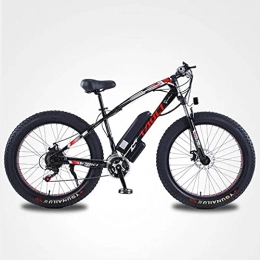 ZWHDS Electric Bike ZWHDS Electric snow bike 26-inch 21-speed E-bike beach mountain snow electric bicycle (Color : Black)