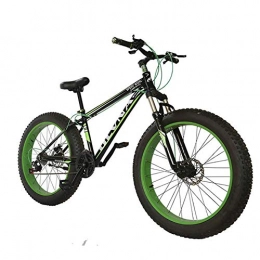 WRJY Fat Tyre Bike Fat Bike 26 Wheel Size And Men Gender Fat Bicycle From Snow Bike, Fashion Mtb 21 Speed Full Suspension Steel Double Disc Brake Mountain Bike Mtb Bicycle, A5