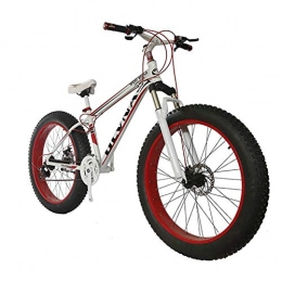 FZC-YM Fat Tyre Bike FZC-YM Fat Bike 26 Wheel Size And Men Gender Fat Bicycle From Snow Bike, Fashion Mtb 21 Speed Full Suspension Steel Double Disc Brake Mountain Bike Mtb Bicycle, A3