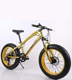 GQQ Bike GQQ Variable Speed Bicycle, Fat Tire Men's Mountain Bike, Dual Disc Brakes / High Carbon Carbon Frame Bikes, Snowmobile Beach Bike, J, 27 Speed, I