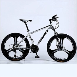 HCMNME Bike HCMNME durable bicycle, Mountain Bikes, Mountain Bicycle, 24" 26" Adult Mountain Bikes, 4.0 Fat Tire Dual-Suspension Mountain Bicycle, High-Carbon Steel Frame 21 / 24 / 27 Speed Alloy frame with Disc