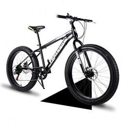 Hmcozy Fat Tyre Bike Hmcozy Mountain Bike 26 inch 21 / 24 / 27 Speed Men's Hardtail Mountain Bike Carbon Steel Mountain Bike Full Suspension Bicycle, B, 21 speed