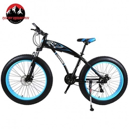 JLFSDB Fat Tyre Bike JLFSDB Mountain Bike Mountain Bicycles Unisex 26'' Lightweight Aluminium Alloy Frame 21 / 24 / 27 Speed Disc Brake Front Suspension (Color : A, Size : 27speed)