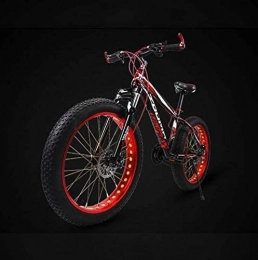 Leifeng Tower Bike Leifeng Tower Lightweight 20 Inch Fat Tire Mountain Bikes for Men Women, Hardtail High-Carbon Steel Frame Mountain Bike Bicycle, Double Disc Brake Inventory clearance (Color : A, Size : 21 speed)