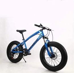 Leifeng Tower Bike Leifeng Tower Lightweight Fat Tire Mens Mountain Bike, Double Disc Brake / High-Carbon Steel Frame Bikes, 7 Speed, Beach Snowmobile Bicycle 20 inch Wheels Inventory clearance (Color : E)