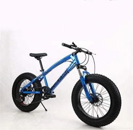 Leifeng Tower Bike Leifeng Tower Lightweight， Fat Tire Mens Mountain Bike, Double Disc Brake / High-Carbon Steel Frame Bikes, 7 Speed, Beach Snowmobile Bicycle 20 inch Wheels Inventory clearance (Color : E)