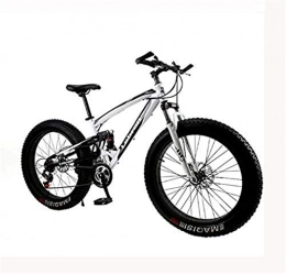 Leifeng Tower Bike Leifeng Tower Lightweight Fat Tire Mountain Bike Bicycle for Men Women, with Full Suspension MBT Bikes Lightweight High Carbon Steel Frame And Double Disc Brake Inventory clearance