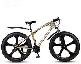 Leifeng Tower Bike Leifeng Tower Lightweight Mountain Bike 26 Inch Bicycle for Adults, 4.0 Inch Fat Tire MTB Bike, Hardtail High Carbon Steel Frame Suspension Fork, Double Disc Brake Inventory clearance