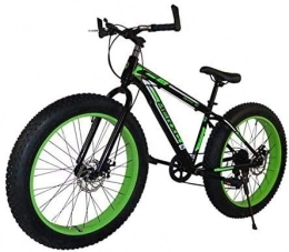Leifeng Tower Bike Lightweight Fat Tire Mountain Bike for Men And Women, 26-Inch Wheels 17 Inch High-Carbon Steel Frame, 4.0 Inch Wide Tires 7-Speed Inventory clearance