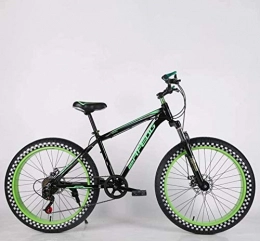 Leifeng Tower Bike Lightweight Mens Adult Fat Tire Mountain Bike, Double Disc Brake Beach Snow Bicycle, High-Carbon Steel Frame Cruiser Bikes, 26 Inch Highway Wheels Inventory clearance ( Color : E , Size : 30 speed )