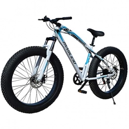 LYRWISHJD Bike LYRWISHJD 26 Inch Fat Tire Mountain Bike Adult Bike, adult Mountain Bike High-Carbon Steel Frame Double Disc Brake Bicycles Exercise Bikes Cruiser Bicycle (Size : 26 inch, 速度 Speed : 24 Speed)