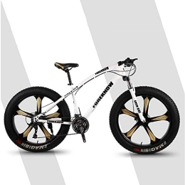 ZYZYZY Bike Mountain Bike Super Wide Tire Lightweight High-carbon Steel Road Bike Variable Speed Disc Brake All Terrain 5 Cutter Wheel MTB A-27 Speed 26 Inches