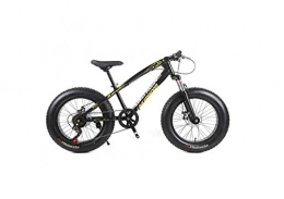 SEESEE.U Bike SEESEE.U Mountain Bike Unisex Hardtail Mountain Bike 7 / 21 / 24 / 27 Speeds 26 inch Fat Tire Road Bicycle Snow Bike / Beach Bike with Disc Brakes and Suspension Fork, Black, 7 Speed