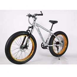 XIAOFEI Bike XIAOFEI Bicycle 21 Speed Mountain Bike 26 Inch 4.0 Fat Tire Snow Bike Double Disc Shock Absorbing Bicycle, A5