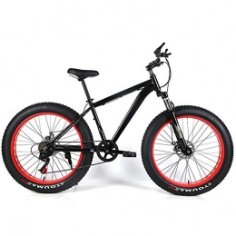 YOUSR Bike YOUSR Mens Mountain Bike Fat Bike Mens Bike Folding For Men And Women Black 26 inch 7 speed