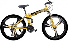 SYCY Bike 26 in Folding Mountain Bike and Road Bike 21 Speed Bicycle Full Suspension MTB Trek Bikes