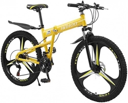 SYCY Bike 26 Inch Full Suspension Mountain Bike 21 Speed Folding Bike Non-Slip Bike