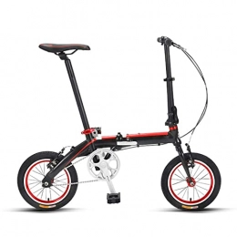  Folding Bike Adult Foldable Bicycle Lightweight Aluminum Ultra Light And Portable Anti-skid And Wear Resistant Tires Adjustable Comfortable Seat 14 Inch