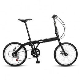  Folding Bike Adult Folding Bicycles 20-inch Wheels 6-Speed Drivetrain Ultra Light And Portable Lightweight Aluminum Front And Rear Disc Brakes For Teenage Students Commuter