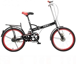 NOLOGO Folding Bike Bicycle Bicycle Folding Bike For Adult Shock-absorb Bicycle 20 Inch Adult Student Bicyclee Ultralight Bike