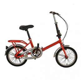 GHGJU Folding Bike Bicycle Child Folding Bike 20 Inch 16 Inch 12 Inch Adult Student Bicycle High-end Folding Bicycle Outdoor Cycling, Red-20in