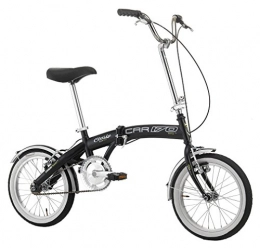 Cicli Cinzia Folding Bike Cicli Cinzia Car Folding Steel Bike 16 Inch Black