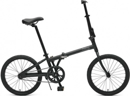 Critical Cycles Bike Critical CyclesJudd Unisex Folding Bikes Matte Black, 26" inch aluminum frame, 1 speed equipped with rear coaster brake hi-impact resin folding pedals