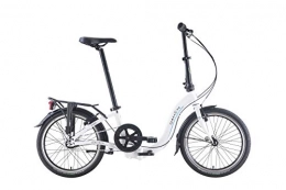 Dahon Folding Bike DAHON 7 Speed Ciao i7 Folding Bike, White, 20 inch