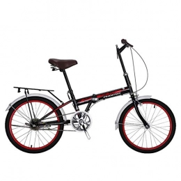 DBSCD Bike DBSCD Women Foldable Bikes, Adults Folding Bicycles Single Speed City Student Men And Women Bicycles Foldable Bikes