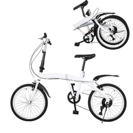 Dekltus  Dekltus Folding Bike 20 Inch Adult Bicycle Folding with 6 Speed Gears, Folding Bike Suitable from 135 cm - 180 cm for Boys, Girls, Women and Men