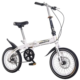 DGHJK Bike DGHJK Mini Bicycle, Folding Bicycle, Road Bike Adult Male Female Student Bicycle, City Bike Lightweight