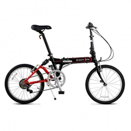 Folding Bikes Folding Bike Folding Bikes Bicycle Aluminum Folding Bicycle Ultra Light Shift Adult Men And Women Bicycle Shock Absorber Bicycle, 7-speed Shift (Color : Black, Size : 115 * 27 * 59cm)